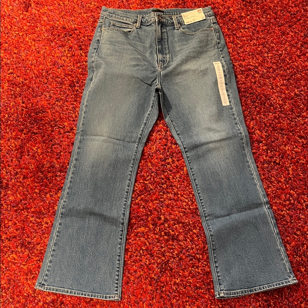 NWT Uniqlo Women's Flare Jeans in Blue